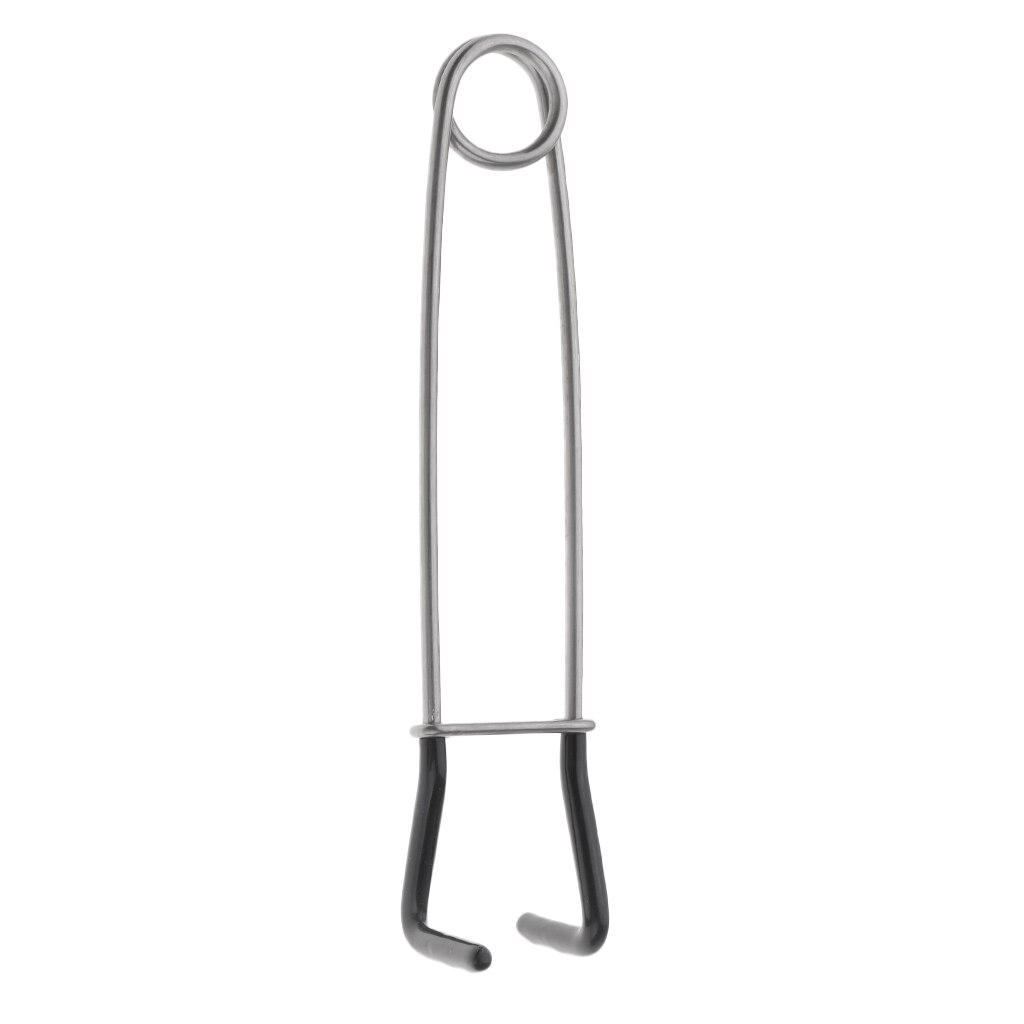 1PC 17cm Fisch Mund Öffner Kiefer Spreader Edelstahl Fisch Klammer Mund Gag Haken Entfernen Für Offenes Fisch hecht Angeln Zubehör