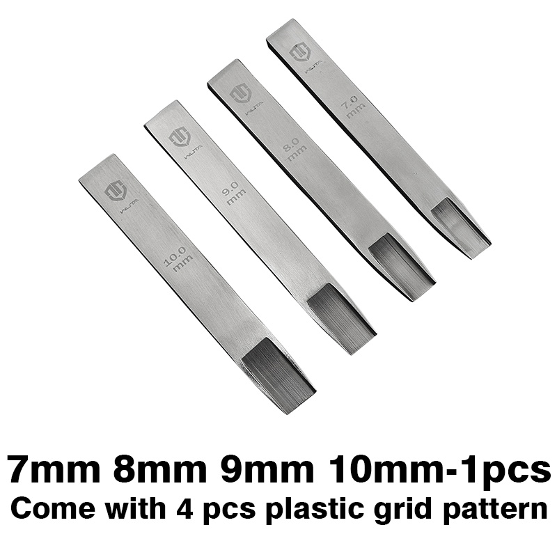 WUTA Original Weaving Slot Hole Punch Tools Woven Style Leather Chisel Tools BV Belt DIY Woven Pattern Cutter for Hand Work