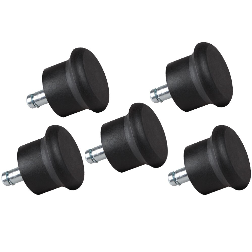 5pcs Chairs Glide Castors Glides Replacement Furniture Floor Gliders for Office Home(Black)