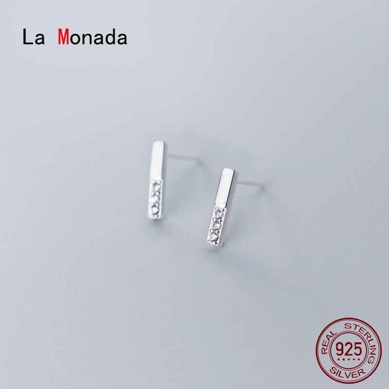 La Monada Earings Bolzen 925 Sterling Silber Edlen Schmuck Minimalistischen SchöNe Zucht Ohrringe Für Frauen Silber 925 Koreanische G3491