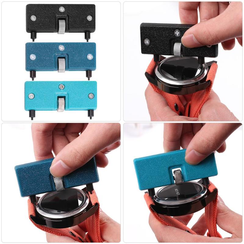 Adjustable Watch Opener Back Case Press Closer Remover Two Feet Opening Screw Wrench Watchmaker Tools