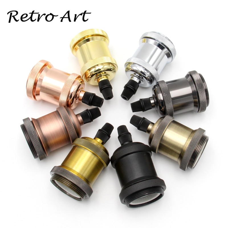E26/E27 Screw Light Bulb Socket Edison Retro Pendant Lamp Holder