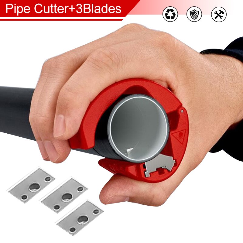 Universal Pipe Cutter Plastic 20-50mm Pipe Hose Cutter Scissor PVC/PU/PP/PE Tube Water Pipe Wire and Flat Cable Cutting Tool