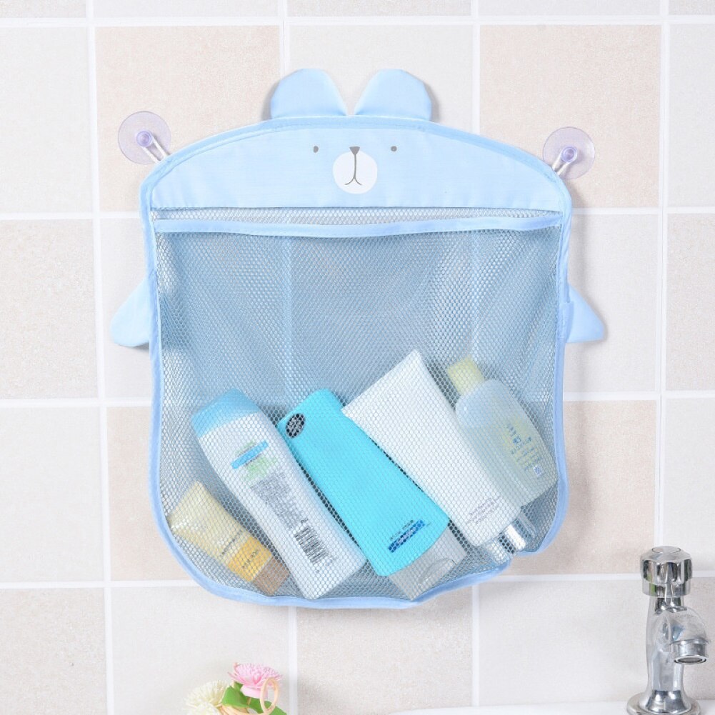 Baby Douche Bad Speelgoed Cartoon Baby Kids Speelgoed Opslag Eco-vriendelijke Mesh Met Sterke Zuignappen Speelgoed Zak Netto Badkamer Organizer