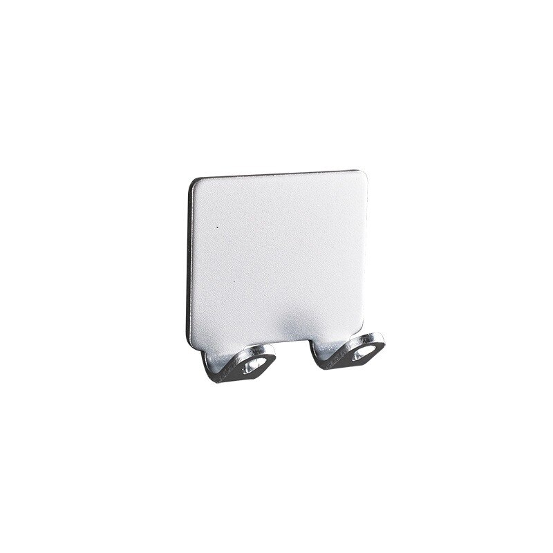 Soporte para maquinilla de afeitar para hombre, gancho de almacenamiento, estante de pared para baño, accesorios de cocina y pared, 5 piezas: 1pcs silver