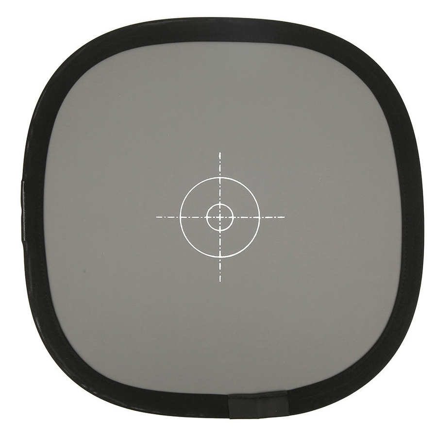 Draagbare 12 Inch 30Cm 18% Opvouwbare Grijskaart Reflector Witbalans Double Face Focus Board Met Draagtas Voor slr Camera