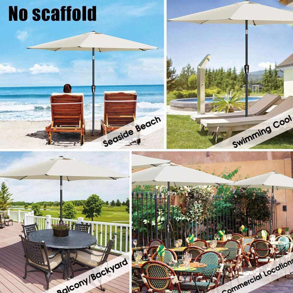 3 Meters Parasol Replacement Fabric Garden Parasol Canopy Cover Suitable For 8-arm Umbrella Cover DIY Tent Sewing Material A2F2