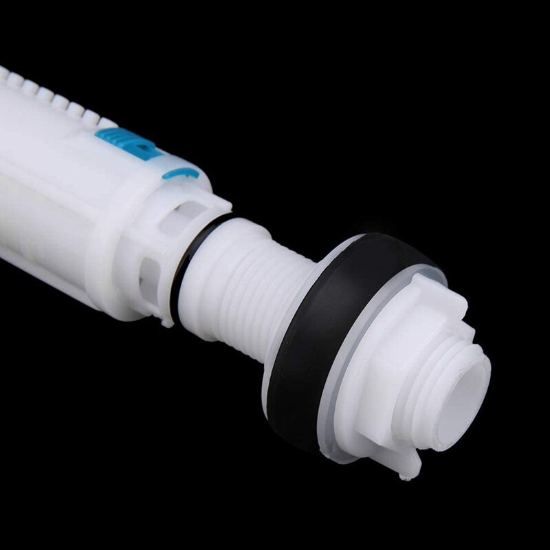 Toilet Inlet Valve Toilet Flush Valve Button Inlet Valve Toilet Flush Tank Accessories G1 / 2 Interface (Plastic)