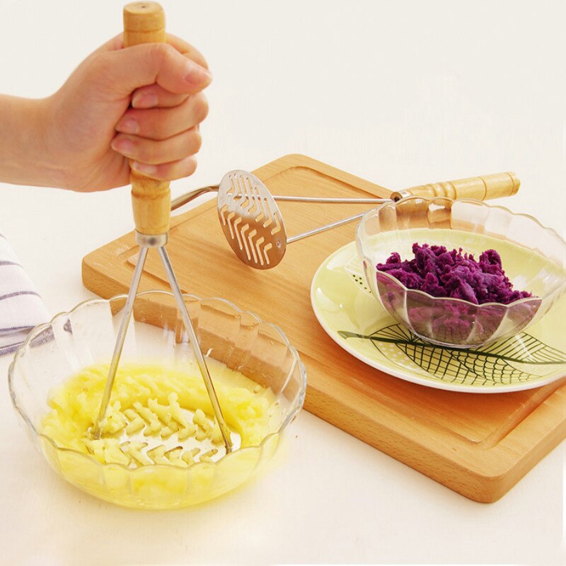 KONCO Aardappelstamper Aardappel Modder Crusher keuken Gadgets Fruit Groente Gereedschap Rvs plantaardige chopper