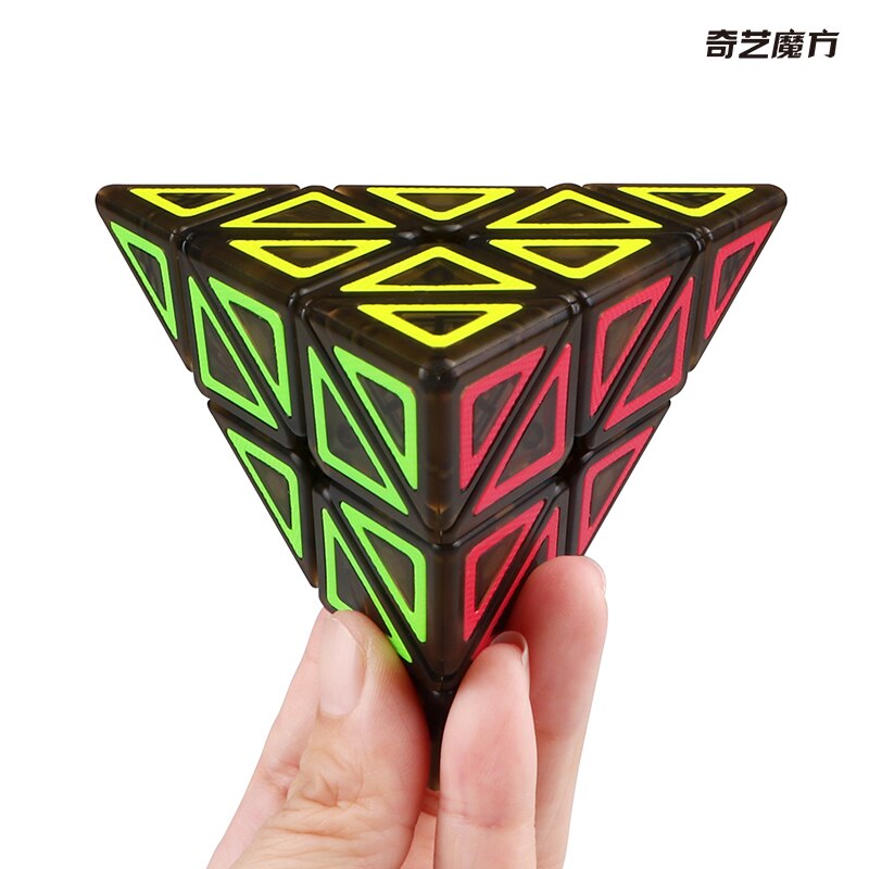 Qytoys Dimensie Piramide Magic Cube Cubo Magico Professionele Neo Speed Cube Puzzel Antistress Speelgoed Voor Kinderen