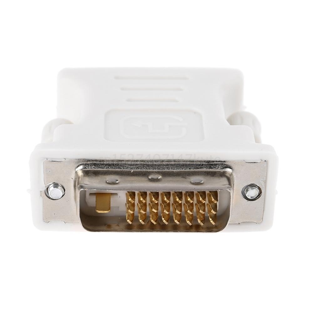 Portable 15 Pin VGA Female to DVI-D Male Adapter Converter LCD