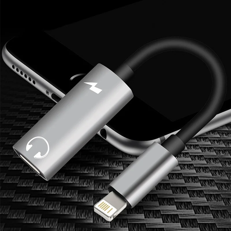2 in 1 AUX Audio Jack 3.5mm and 10W Charger Headphone Splitter Adapter for iPhone 14 13 12 11 XS XR SE 7 8 Pro Plus iPad: Orange