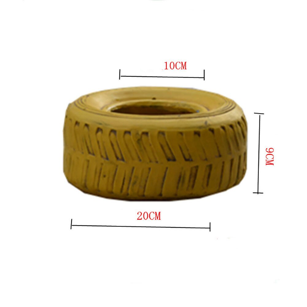 Hanging Small Tire Decoration Hanging Blue Succulent Flower Pot Balcony Garden Courtyard Large Diameter