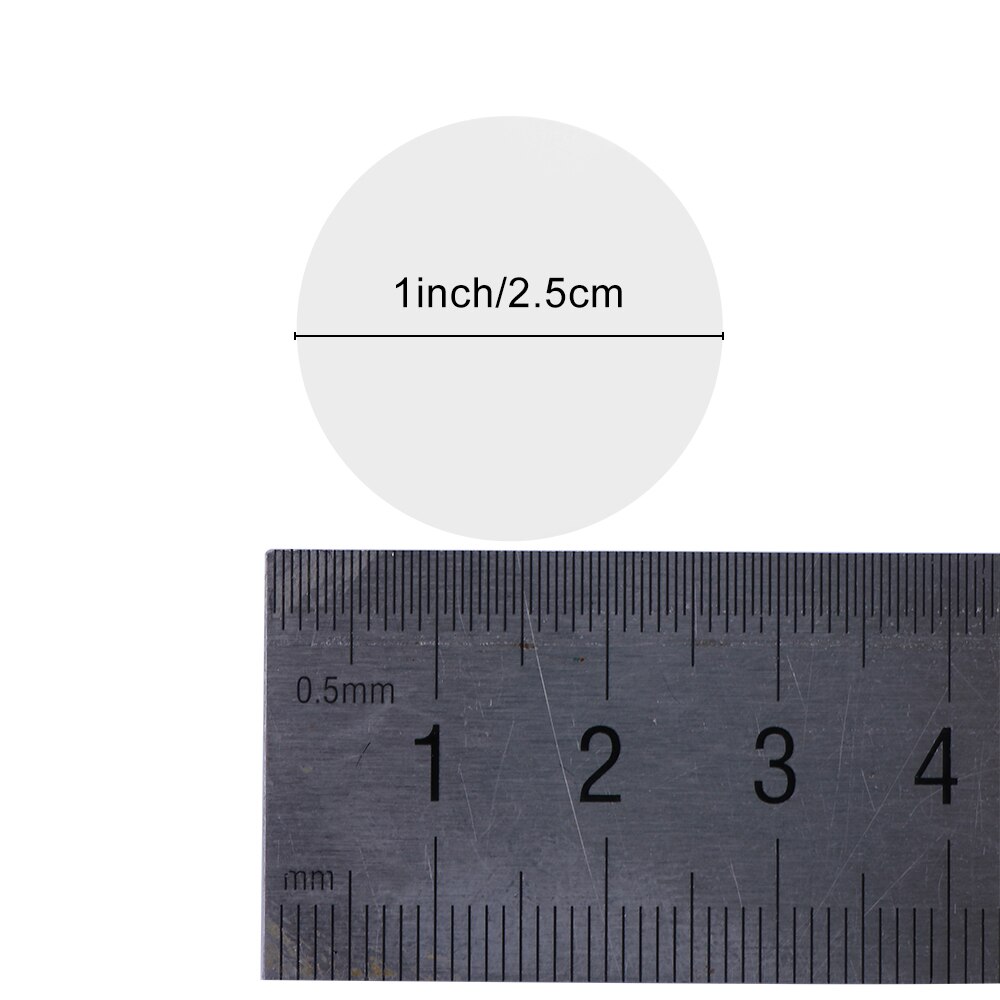 500Pcs/Roll Round Pvc Transparent Sticker Scrapbooking for Package and Evenlope Seal Labels Clear Stickers Waterproof Adhesive