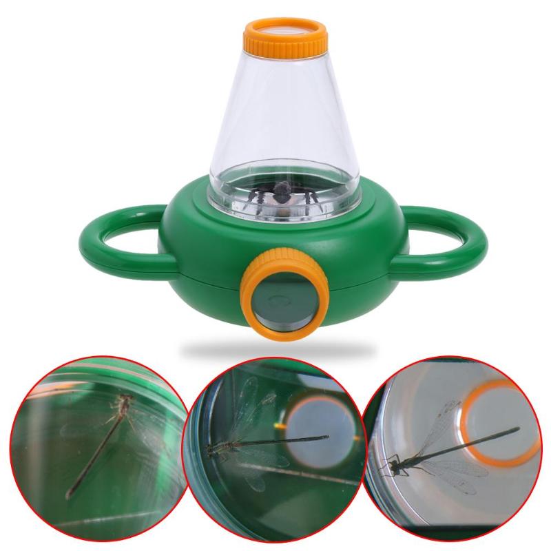 Bug Insect Watcher Magnifying Glass Small Animal Insect Children Cylindrical Crawler Spider Box Magnifying Glass Magnifier