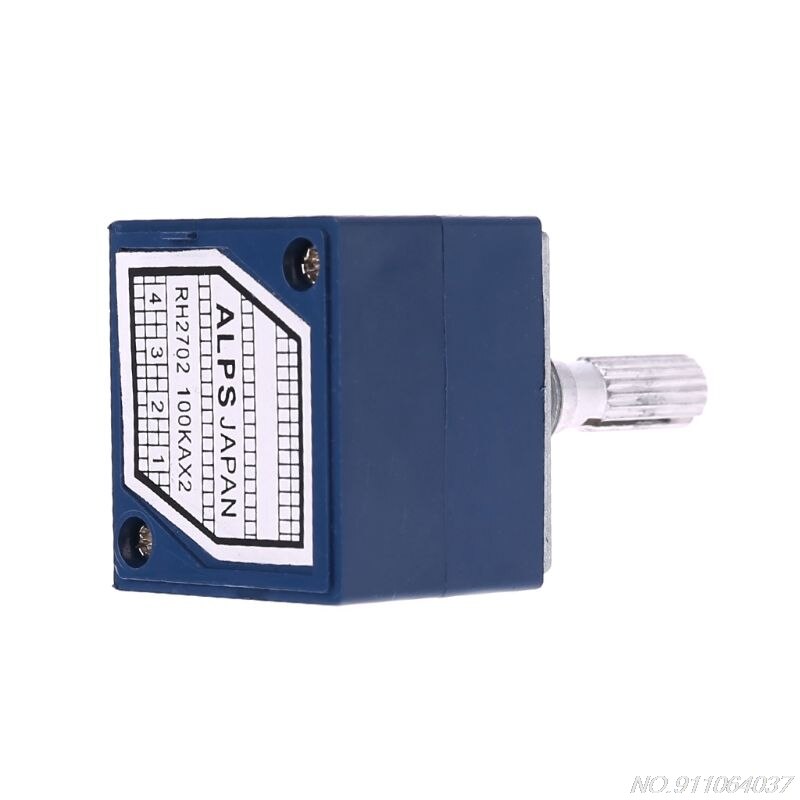 Potentiometer RH2702 8 Pin Serrated Split Shaft 6MM Precision 27-type A100K 100K N11 20