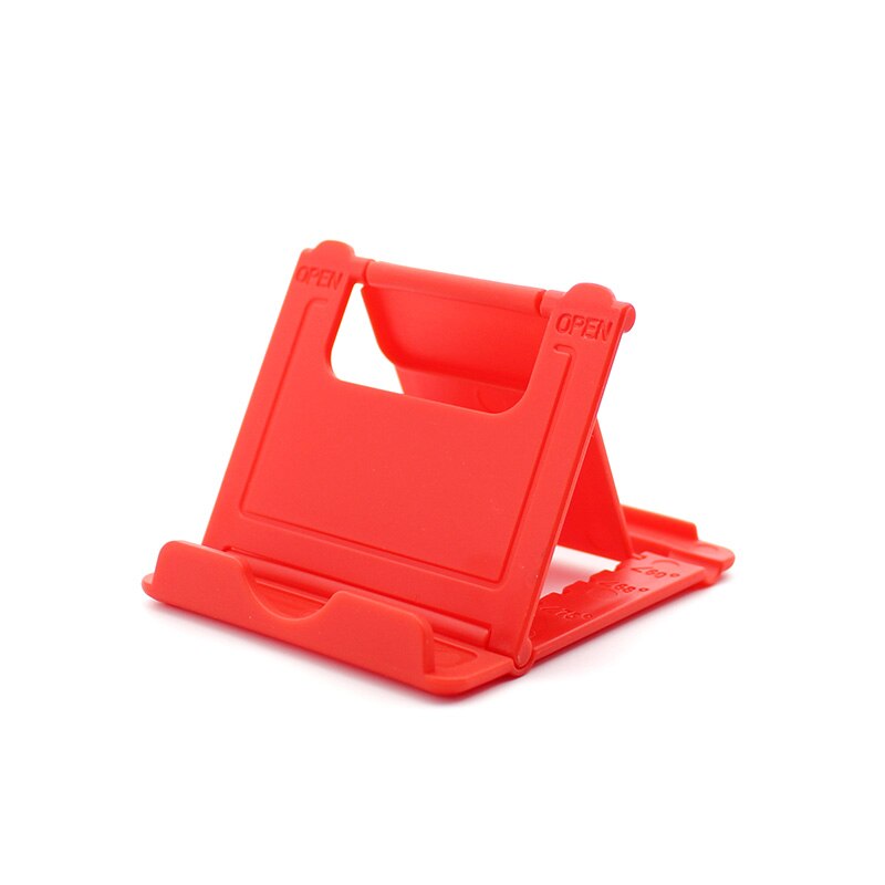 Soporte plegable Universal para teléfono móvil, montaje de escritorio para Samsung S10 Plus, Ultra Note 20, IPhone 11: C24-Red
