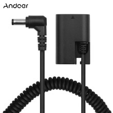 Andoer LP-E6 Dummy Kamera Akku DC Koppler Stecker Frühling Kabel Batterie Ersatz für Canon 5D2 5D3 5D4 6D 6D2 60D 7D