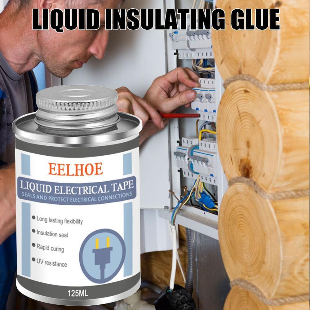 125ml Flüssigkeit Isolierung Isolierband Rohr Einfügen Wasserdicht Kleber Isolierung Gummi Schnelle Fix Elektronische Anti-Uv Abdichtung DR U4Q3