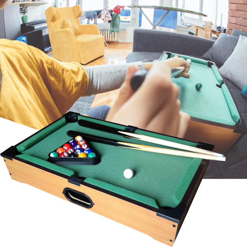 Mini biljard set trä bordsskiva biljardbord snooker spel leksaker för barn hushåll fest spel leveranser