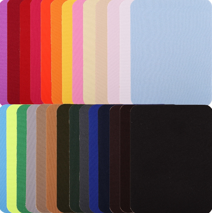 4 stuks opstrijkbare patches kledingreparatie veelkleurige stoffen patches opstrijkbare sterke lijm katoenen patch voor kleding Jean reparatie decor