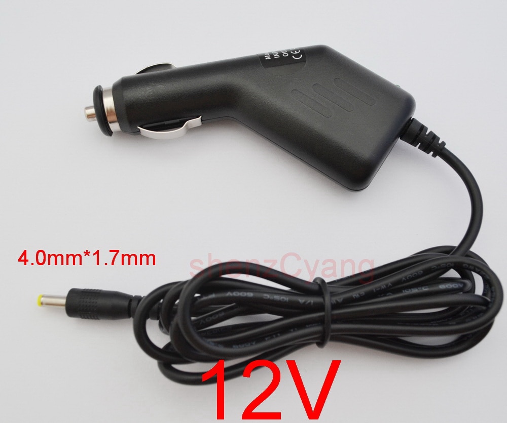 1 stks 12 v 2A Car Vehicle Power Charger Adapter w/4.0mm Cord Voor Axion Draagbare Dvd-speler