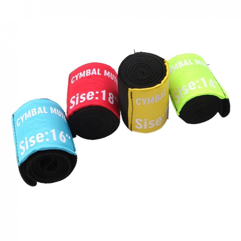 14 16 18 20 tommer bærbar letvægts polyester fiber bækken mute cirkel ring trommesæt hi-hat øvelse lyddæmpere pudedæmper
