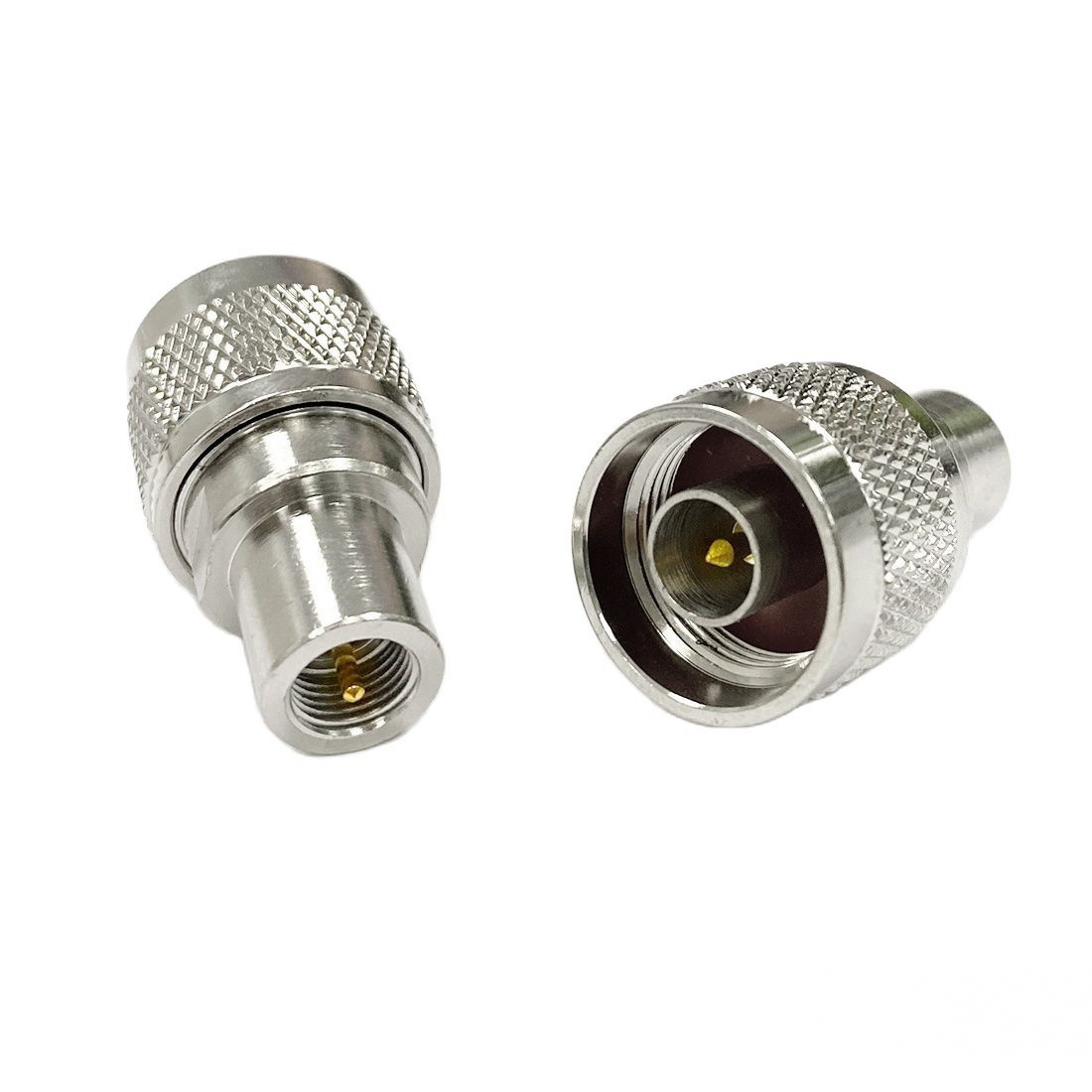 1pc connettore cavo FME a N maschio femmina presa dritto adattatore RF coassiale in ottone nichelato
