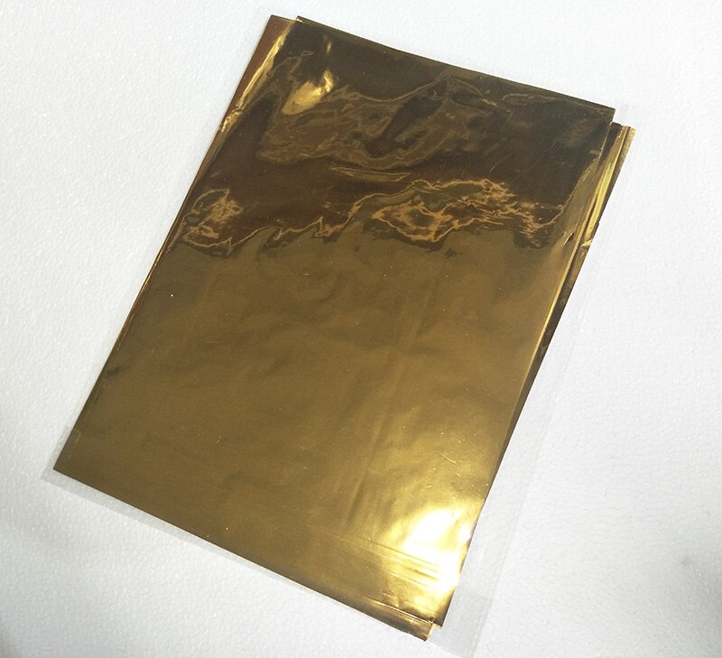 100Pcs (Gold+Silver) 20x29Cm A4 Stamping Foil Paper Laminator Laminating Transfere on Elegance Business Cards