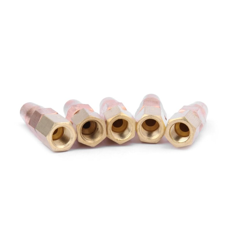 5 stk h01-6 propan gas svejse dyse ilt gas kontakt tip holder gas dyse # aug .26