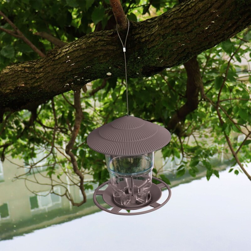 Bird Feeders for Outside Hanging Foldable Wild Bird Feeders Plastic Squirrel Proof Garden Decoration for Bird Watchers