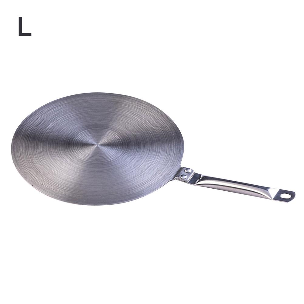 Kitchen Induction Cooker Heat Conduction Plate Stainless Steel Induction Cooker Converter Kitchen Stove Accessories: L