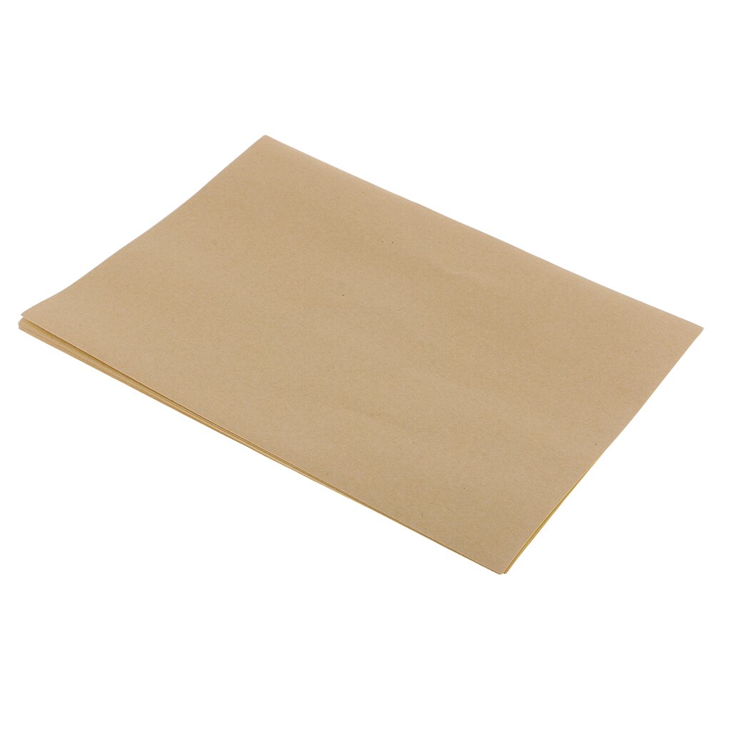 Pegatinas de papel Kraft liso autoadhesivas A4, etiquetas en blanco para oficina, papelería, etiqueta para manualidades, etiquetas adhesivas traseras imprimibles, color marrón, 10 Uds.