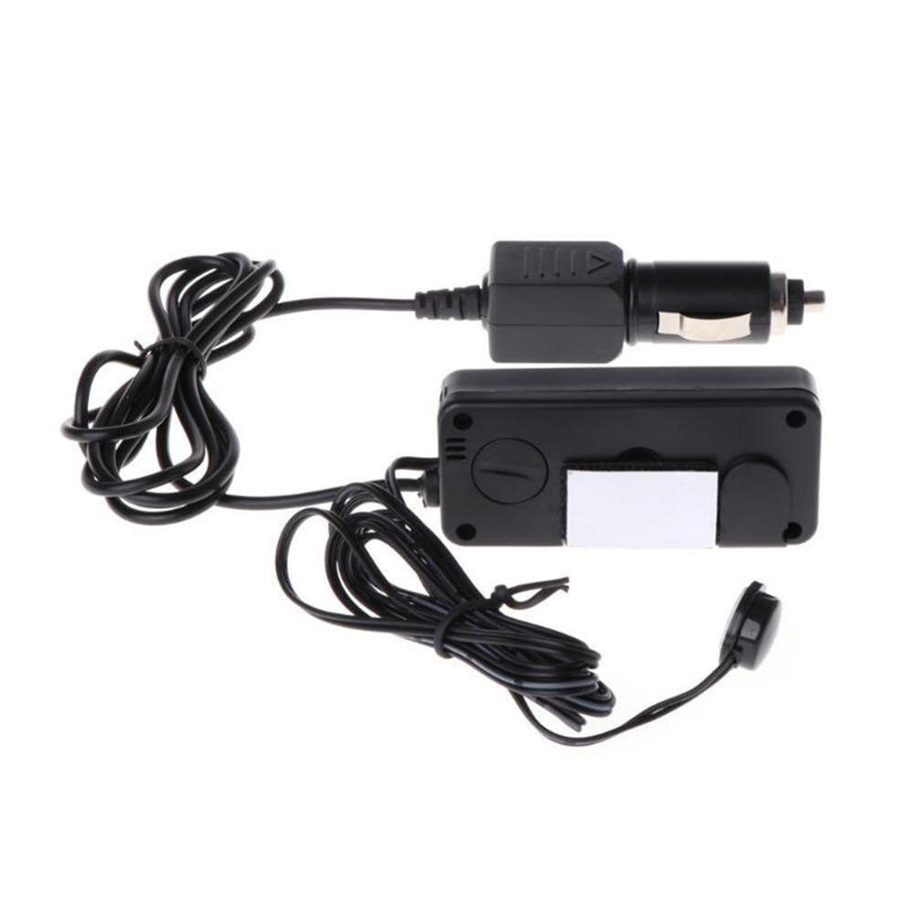 LCD Backlight Digital Thermometer Temperature Auto Meter DC Car Gauge 12V Q3O4