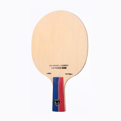 LOKI RXTON 1 Carbon Table Tennis Blade 7 Layers Offensive Children Pingpong Racket for Club Training: Short handle