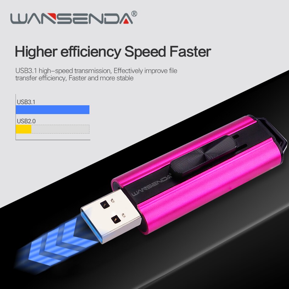 Nowy USB Wansenda 3.0 pamięć USB Pen Drive 16GB 32GB 64GB 128GB 256GB 512GB dysk zewnętrzny Flash Pendrive Pendrive