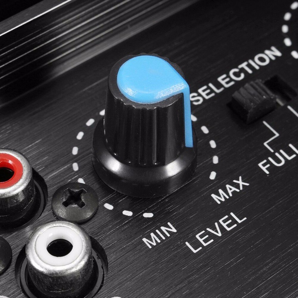 12V Mono 600W High Power Car Audio Amplifier PA-60A Wire Drawing Powerful Bass Subwoofers Amplifier With 20A Fuse