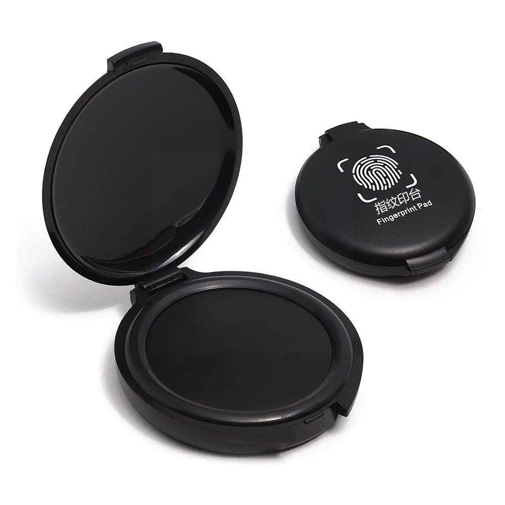 1pc Fingerprint Ink Pad Thumbprint Ink Pad For Notary Supplies Identification Security Id Fingerprint Cards Fingerprint Kit K0z6