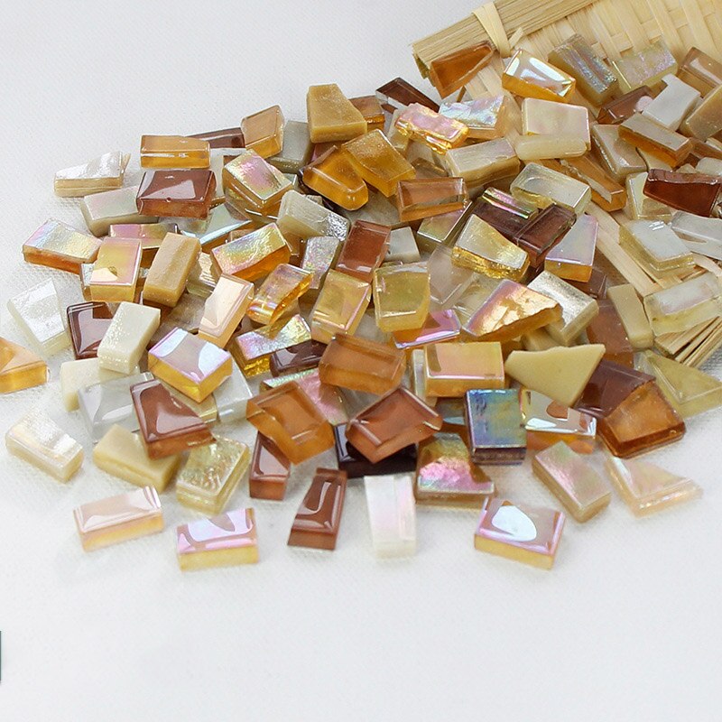 2022 Mixed Color Mosaic Fragments Irregular Shape Coloful Crystal Mosaic Tiles For Crafts Bulk Diy Decoration Materials: 12
