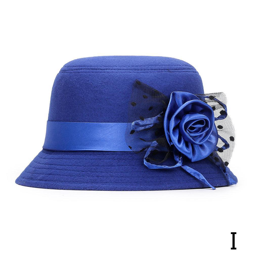 Cappello A Bombetta In Lana Vintage - Donna, Tesa Arrotolabile - Foto 5