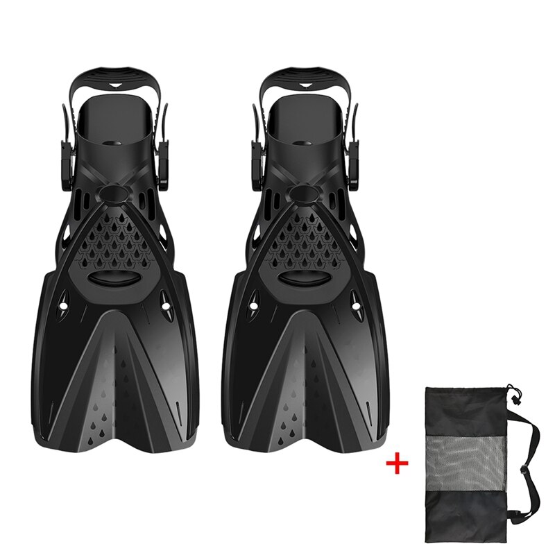 Simfenor vuxen justerbara bärbara flexibla simfötter skor fotkläder snorkling simning & dykning