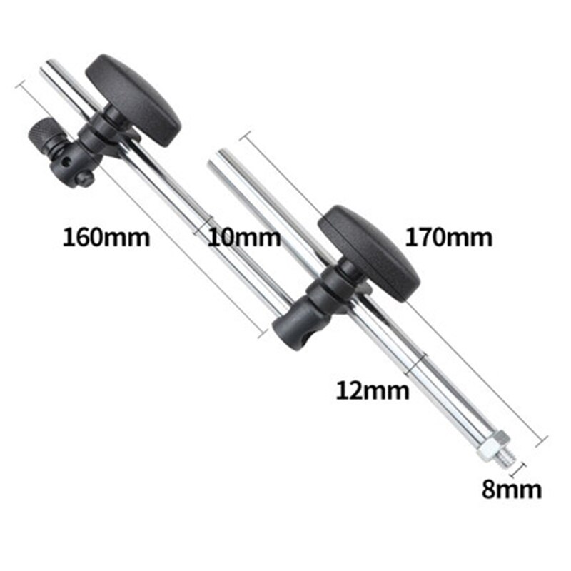 Magnetic base with fine adjustment Universal Large Dial Test Indicator Gauge Magnetic Stand holder For Equipment Calibration: Brown
