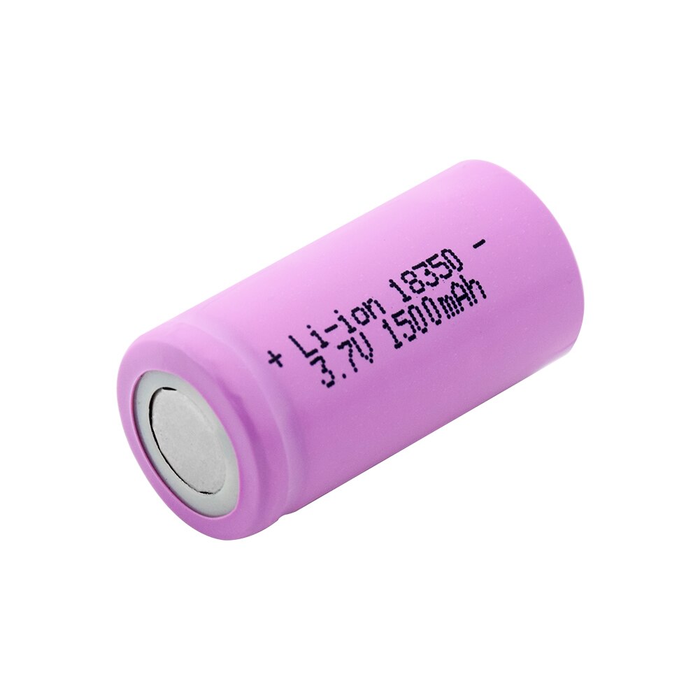 1/2/4/6/8/10 Uds 18350 de de 3,7 V 1500mAh baterías de Li-ion recargable 18350 batería de litio Max 10A para las linternas