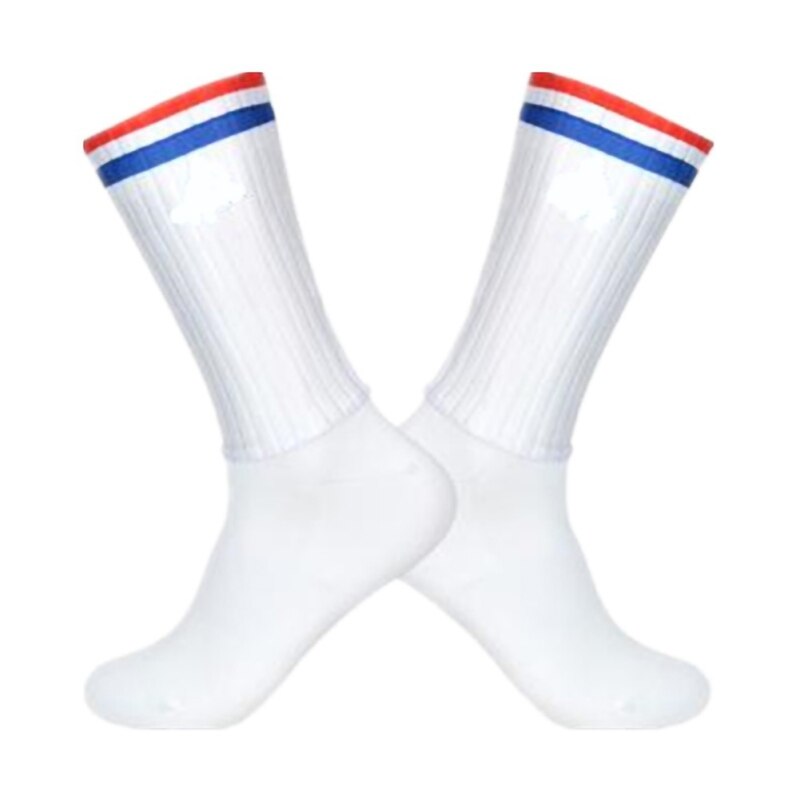 Calcetines antideslizantes de silicona de verano transpirables para ciclismo, calcetines deportivos de fútbol para hombre, calcetines para correr en bicicleta