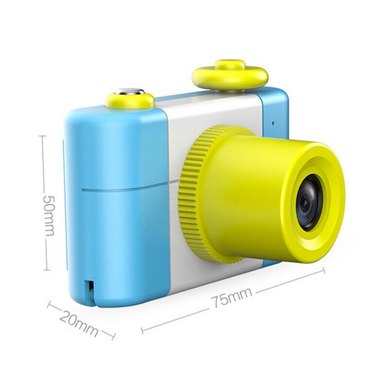 Cute Pink Blue 5MP 1080P HD 1.5 Inch Screen Mini Kid Children Camera Cartoon Digital Small SLR Camera Toy