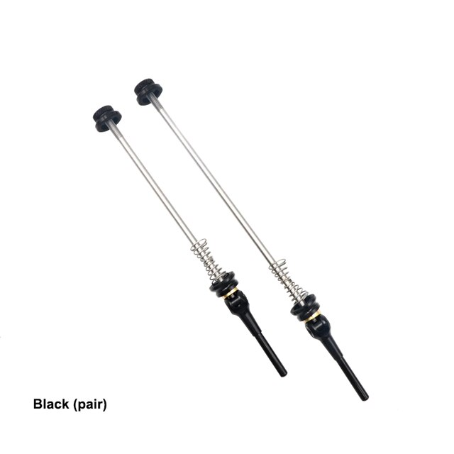 Bicycle Quick Release Skewer Lever Titanium MTB Mountain Road Bikes Wheel Hub Quick Release Skewers Lightweight Cycling Parts: Style A  Black
