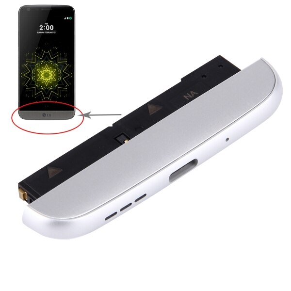 G5 Boden Modul (Ladung Dock + Mikrofon + Lautsprecher Klingelton Sommer) für LG G5/H840/H850/H845 praktisch Ersatz Teile: Silber