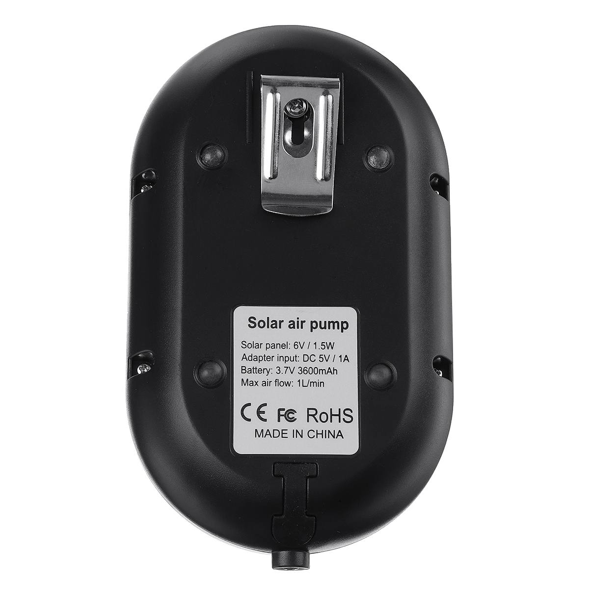 Solar Air Pump Kit Aquarium Aeration Pump Outdoor Fishing Aeration Pump Small Fish Pond Aeration Oxygenator