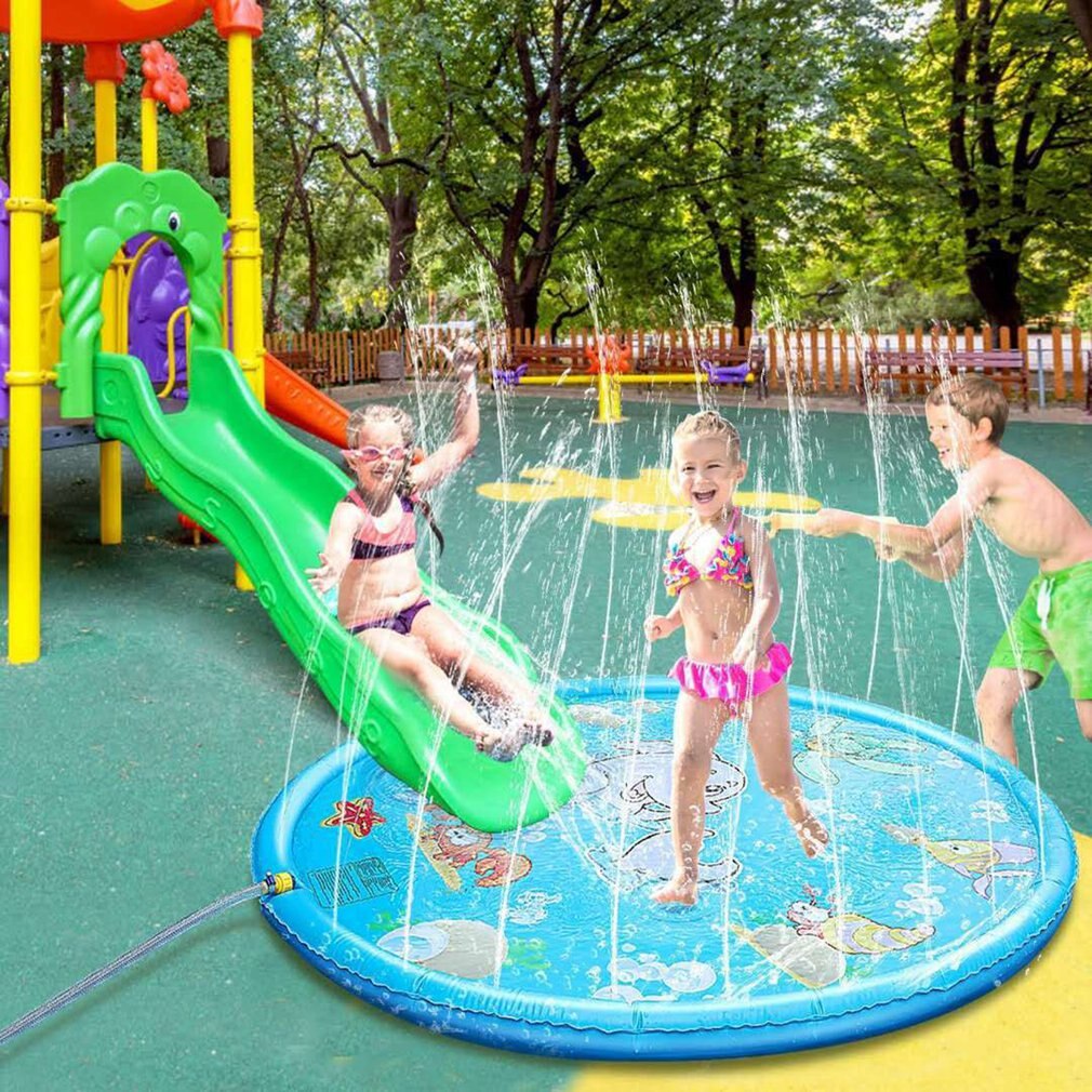 Summer Children'S Play Mat Outdoor Sprinkler Pool Grass Sprinkler Mat Outdoor Sprinkler Thickened Mat