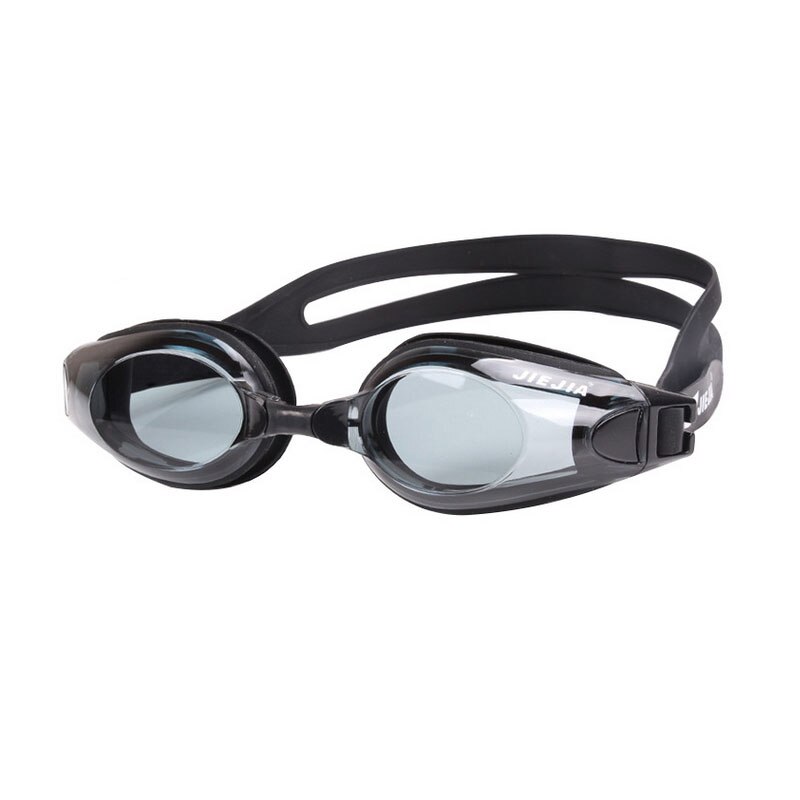 Jiejia svømmebriller anti-dug arena sportsbriller til voksne vandpool svømmebriller vandtætte dykkerbriller: Sort